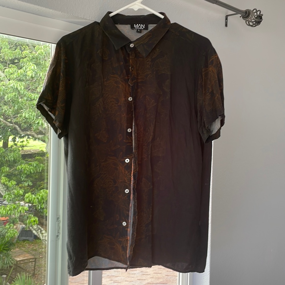 Boohooman Floral shirt